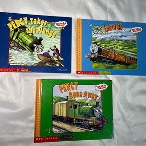 Lot of 3 Thomas & Friends 2-in-1 Books Rev. W. Awdry Scholastic Vintage 2001 HC